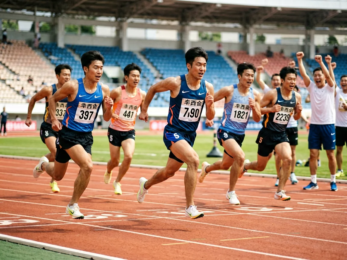 体育赛场准备,粉丝应援